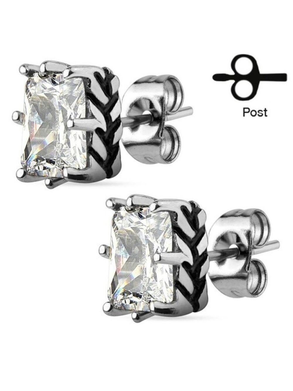 New‎ stainless steel medieval earrings